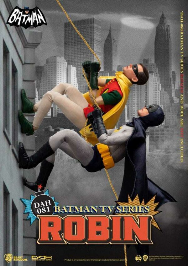 Beast Kingdom Batman 66 TV Series Adam West Dynamic Action Heroes DAH Action Figure - immagine 9