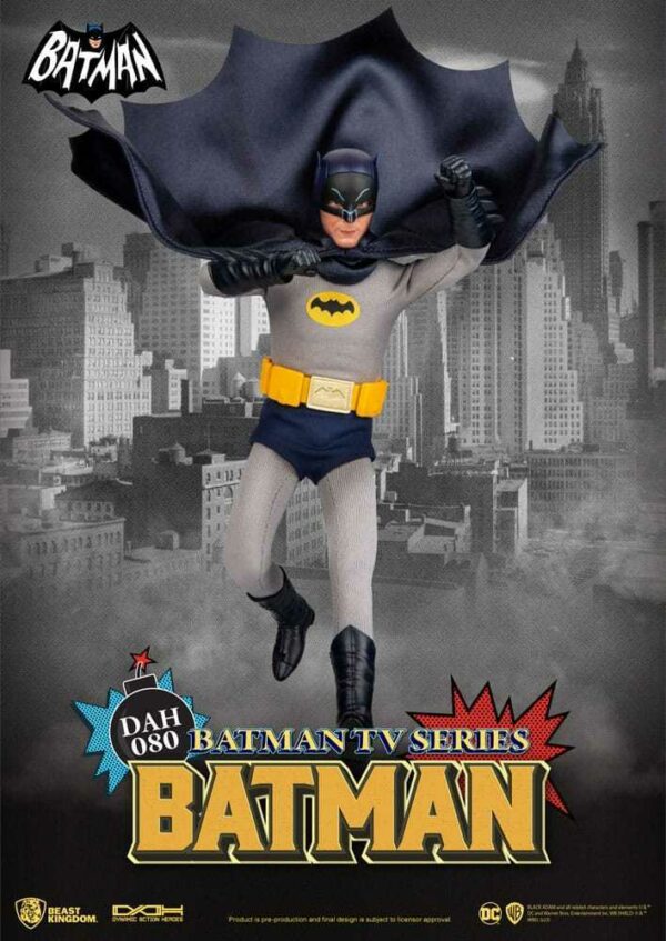 Beast Kingdom Batman 66 TV Series Adam West Dynamic Action Heroes DAH Action Figure - immagine 5