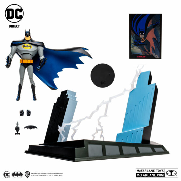 DC Multiverse Mcfarlane Toys Batman The Animated Series 30th Anniversary Gold Label Action Figure - immagine 3