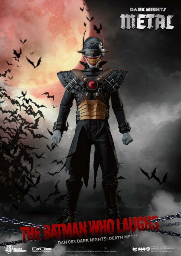 Dc Beast Kingdom Batman Who Laughs DAH Dynamic Dark Knight Metal Action Heroes Action Figure - immagine 7