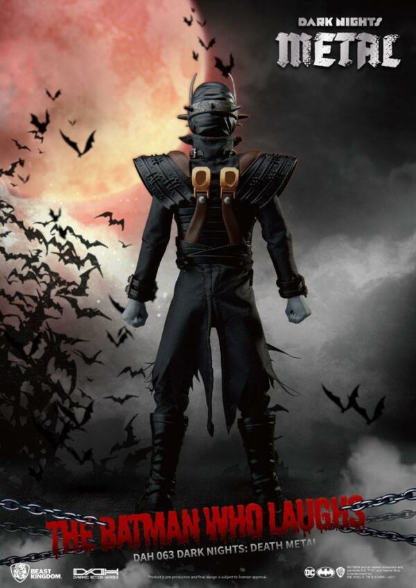 Dc Beast Kingdom Batman Who Laughs DAH Dynamic Dark Knight Metal Action Heroes Action Figure - immagine 3