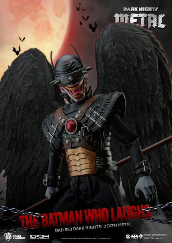 Dc Beast Kingdom Batman Who Laughs DAH Dynamic Dark Knight Metal Action Heroes Action Figure - immagine 4