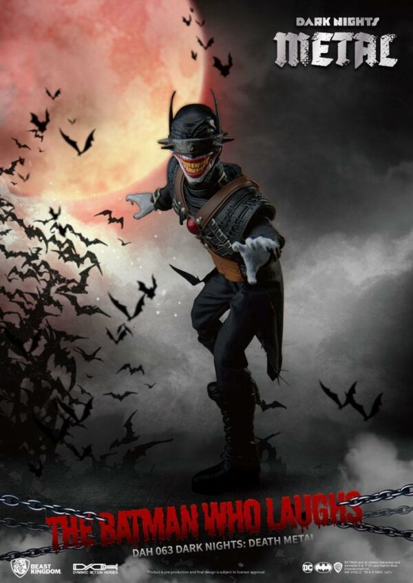 Dc Beast Kingdom Batman Who Laughs DAH Dynamic Dark Knight Metal Action Heroes Action Figure - immagine 9