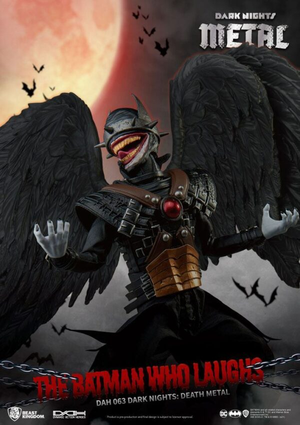 Dc Beast Kingdom Batman Who Laughs DAH Dynamic Dark Knight Metal Action Heroes Action Figure - immagine 8