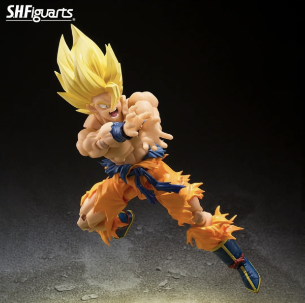 Dragon Ball Z S.H. Figuarts Legendary Super Saiyan Son Goku Action Figure Bandai - immagine 4