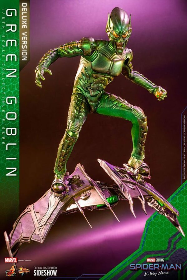 Marvel Hot Toys Spider-man No Way Home Green Goblin Deluxe Action Figure - immagine 8