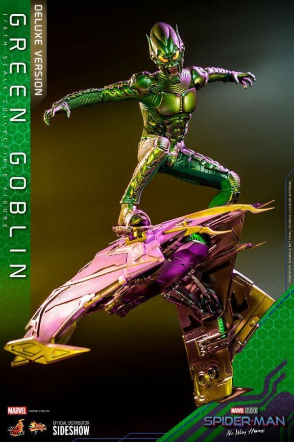 Marvel Hot Toys Spider-man No Way Home Green Goblin Deluxe Action Figure - immagine 10