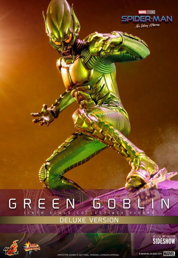 Marvel Hot Toys Spider-man No Way Home Green Goblin Deluxe Action Figure - immagine 9