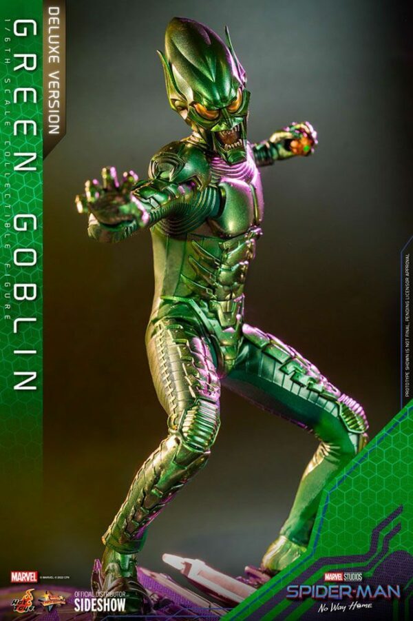 Marvel Hot Toys Spider-man No Way Home Green Goblin Deluxe Action Figure - immagine 6