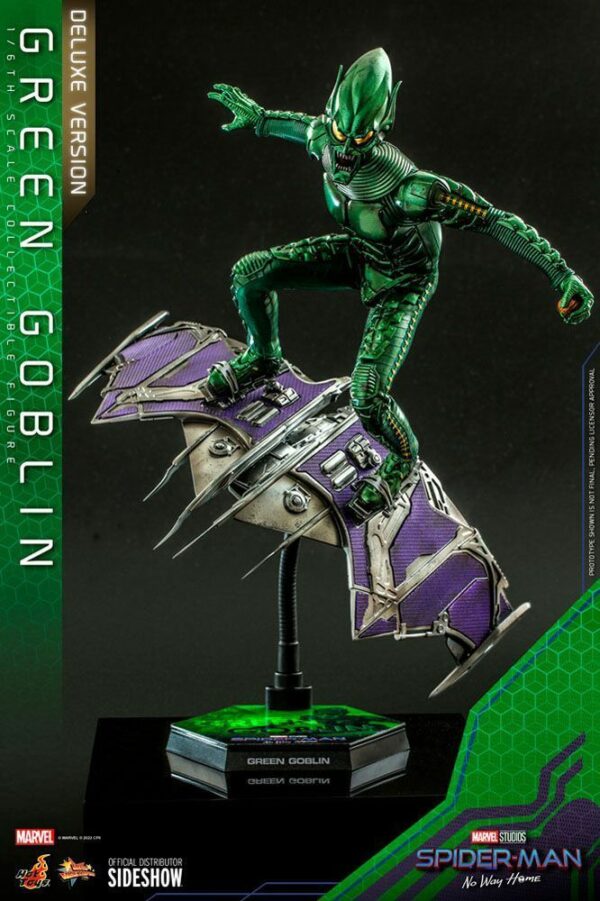 Marvel Hot Toys Spider-man No Way Home Green Goblin Deluxe Action Figure - immagine 4