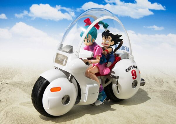 PREORDINE - Dragon Ball S.H. Figuarts Vehicle with Figure Bulma's Motorcycle Hoipoi Capsule - immagine 2