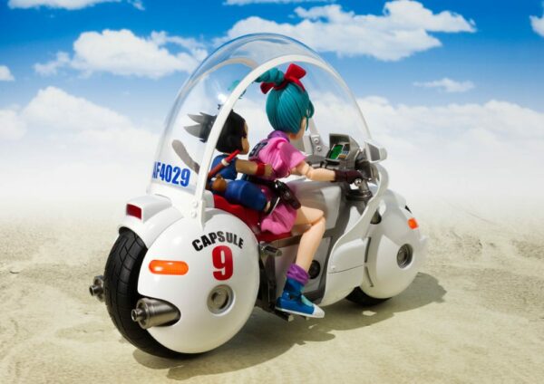 PREORDINE - Dragon Ball S.H. Figuarts Vehicle with Figure Bulma's Motorcycle Hoipoi Capsule - immagine 3