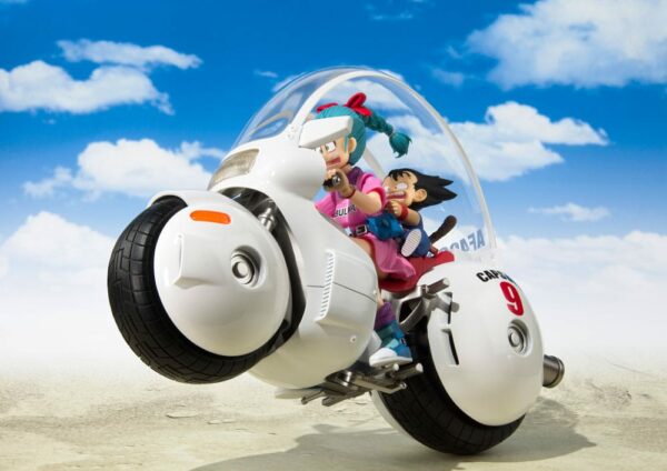 PREORDINE - Dragon Ball S.H. Figuarts Vehicle with Figure Bulma's Motorcycle Hoipoi Capsule - immagine 4