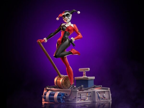 DC Iron Studios Harley Quinn Batman The Animated Series 1:10 Art Statua Figure - immagine 6