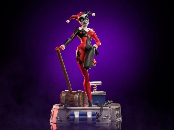 DC Iron Studios Harley Quinn Batman The Animated Series 1:10 Art Statua Figure - immagine 4