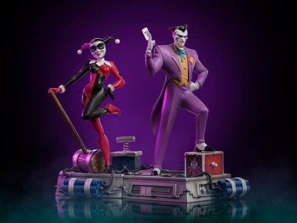 DC Iron Studios Harley Quinn Batman The Animated Series 1:10 Art Statua Figure - immagine 7