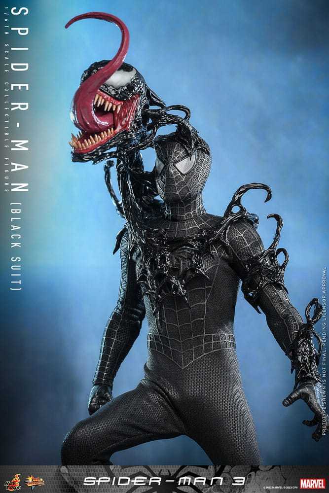 PREORDINE – Marvel Hot Toys Spider-man 3 Black Costume Suit Venom Symbiote  Maguire Action Figure – Ahra shop
