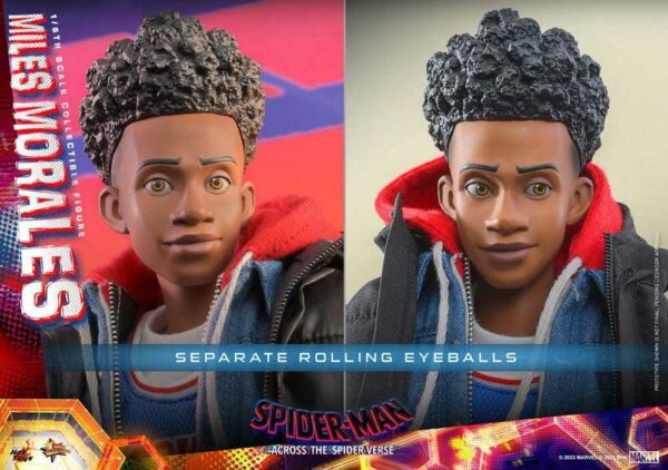PREORDINE - Marvel Hot Toys Spider-man Miles Morales Across The Spider-verse Action Figure - immagine 9
