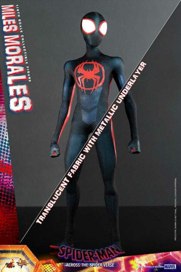 PREORDINE - Marvel Hot Toys Spider-man Miles Morales Across The Spider-verse Action Figure - immagine 5