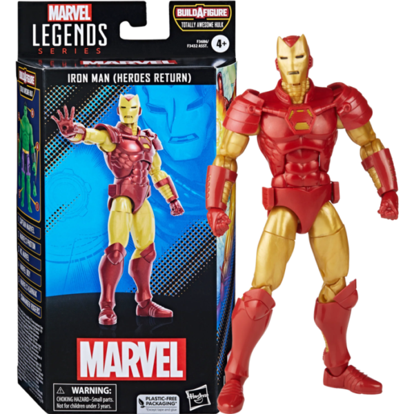 Marvel Legends Iron Man Heroes Returns Vintage Classic Armor Series Action Figure