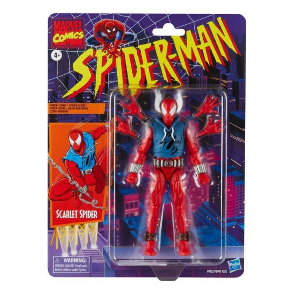 Marvel Legends Scarlet Spider Spider-man Ben Reilly Hasbro Action Figure