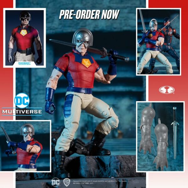 Dc Multiverse McFarlane Toys Suicide Squad Peacemaker Action Figure