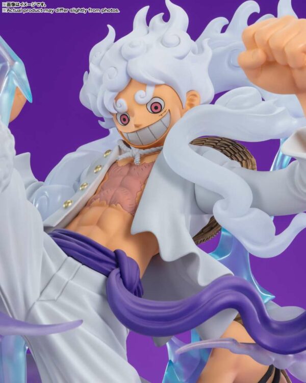 One Piece Figuarts Zero Gigant Monkey D. Luffy Rufy Gear Fifth 5 Bandai Figure 30cm - immagine 4