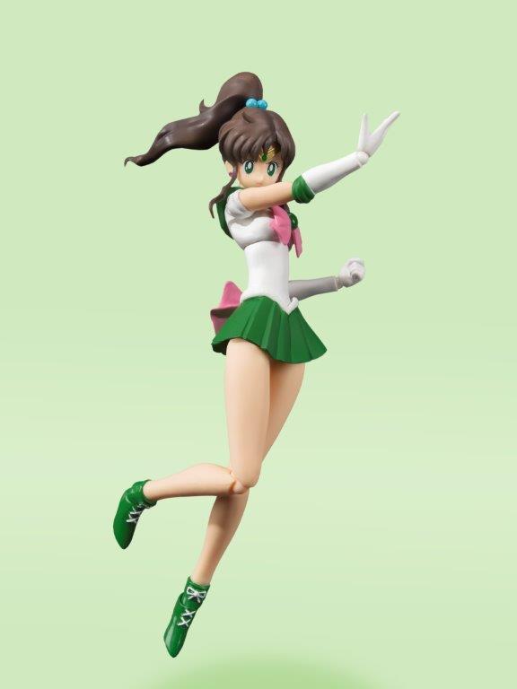 Sailor Jupiter S.H. Figuarts Animation Color Edition Bandai Action Figure - immagine 5