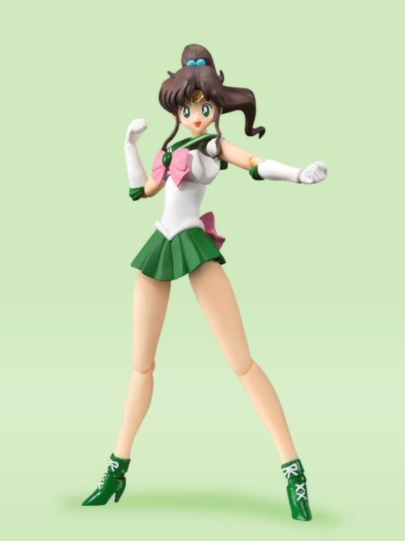 Sailor Jupiter S.H. Figuarts Animation Color Edition Bandai Action Figure - immagine 3