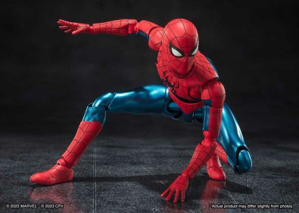 Marvel S.H.Figuarts Spider-man No Way Home Red And Blue Classic Suit Action Figure Bandai