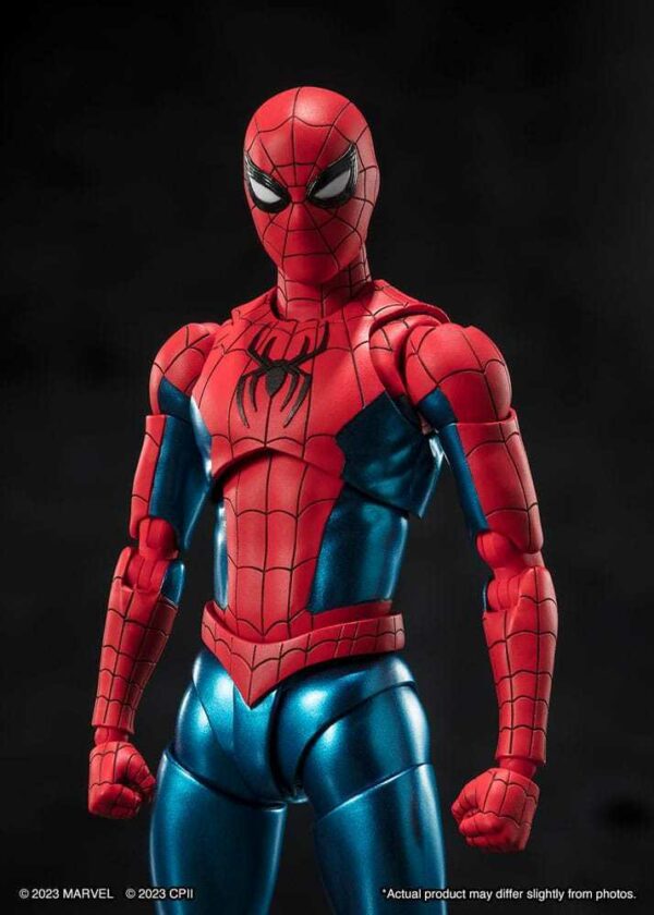 Marvel S.H.Figuarts Spider-man No Way Home Red And Blue Classic Suit Action Figure Bandai - immagine 4