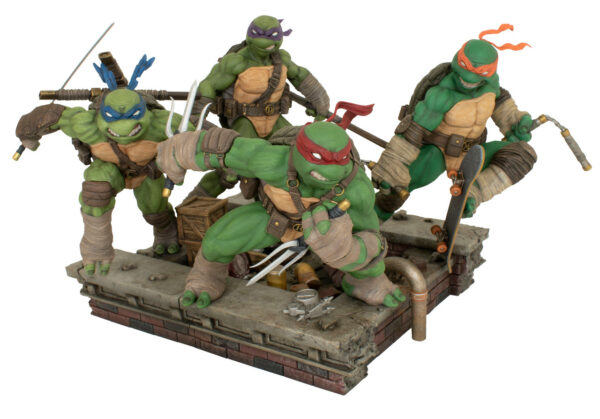 Diamond Select Gallery Ninja Turtles Leonardo Statua Figure 30cm - immagine 2
