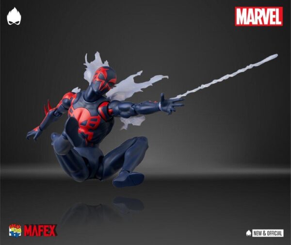 Mafex Marvel Spider-man 2099 Ultimate Deluxe Action Figure Medicom Toys - immagine 3