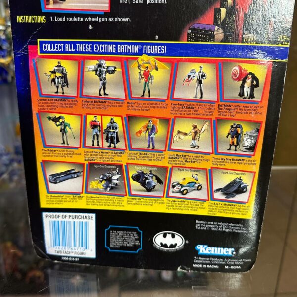 Kenner Batman The Animated Series TWO FACE Action Figure Toys 1993 - immagine 6