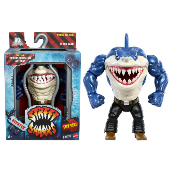 PREORDINE - Mattel Street Sharks 30th Anniversary Ripster Action Figure - immagine 7