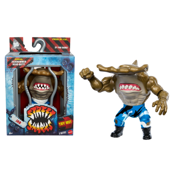 PREORDINE - Mattel Street Sharks 30th Anniversary Jab Action Figure - immagine 10
