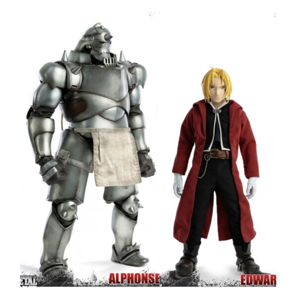 PREORDINE - Fullmetal Alchemist: Brotherhood FigZero 1/6 Alphonse & Edward Elric Twin Pack Threezero Action Figures 30cm