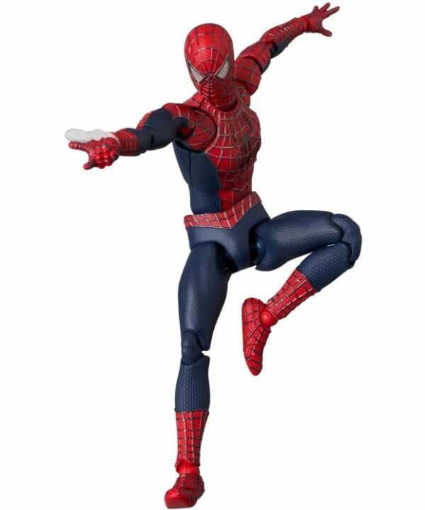 PREORDINE - Medicom MAFEX No.241 Friendly Neighborhood Spider-Man No Way Home Tobey Maguire Definitive Action Figure 17cm - immagine 4