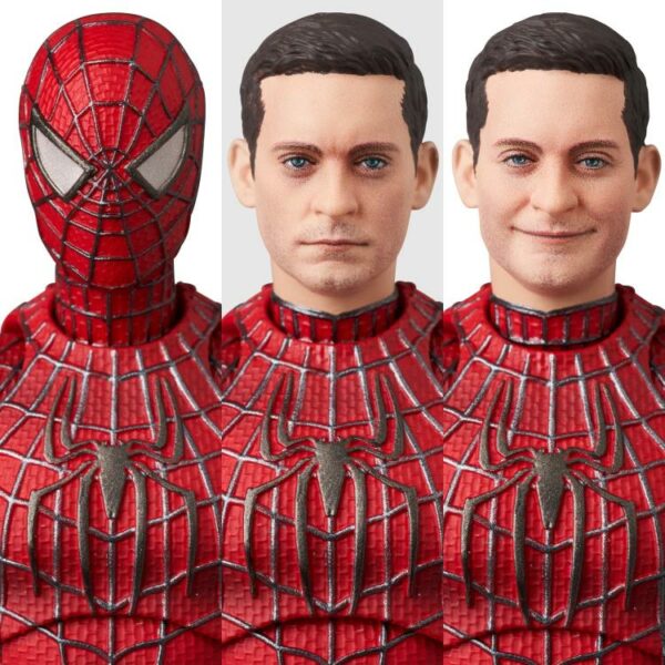 PREORDINE - Medicom MAFEX No.241 Friendly Neighborhood Spider-Man No Way Home Tobey Maguire Definitive Action Figure 17cm - immagine 11