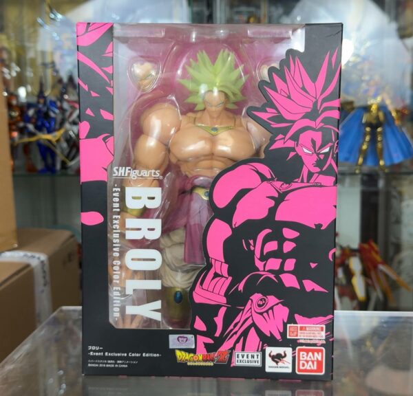 USATO - Dragon Ball Z S.H.Figuarts BROLY Event Exclusive Color Edition 2018 Bandai Action Figure - immagine 24