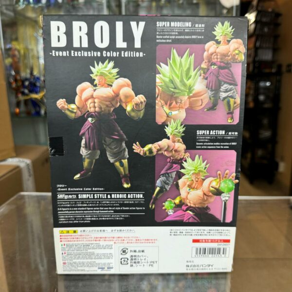 USATO - Dragon Ball Z S.H.Figuarts BROLY Event Exclusive Color Edition 2018 Bandai Action Figure - immagine 25