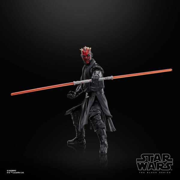 Star Wars Episode I Black Series Action Figure 3-Pack Qui-Gon Jinn, Darth Maul, Obi-Wan Kenobi Exclusive 40th Anniversary Deluxe Edition Hasbro Action Figure 16cm - immagine 6