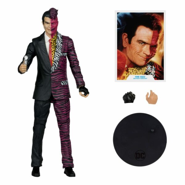 DC Multiverse Mcfarlane Toys Batman Forever Movie Two Face Gold Label Action Figure - immagine 2