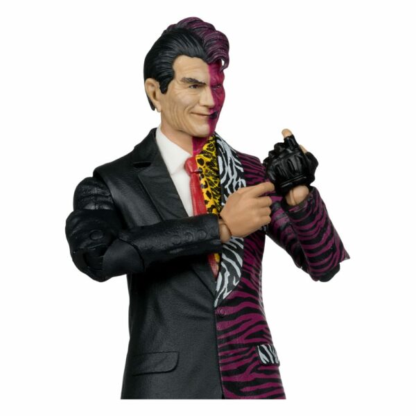 DC Multiverse Mcfarlane Toys Batman Forever Movie Two Face Gold Label Action Figure - immagine 4