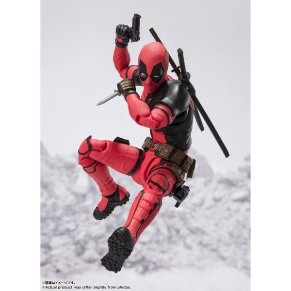 PREORDINE - Marvel S.H. Figuarts Deadpool & Wolverine Deadpool Movie Bandai Action Figure 16cm - immagine 6