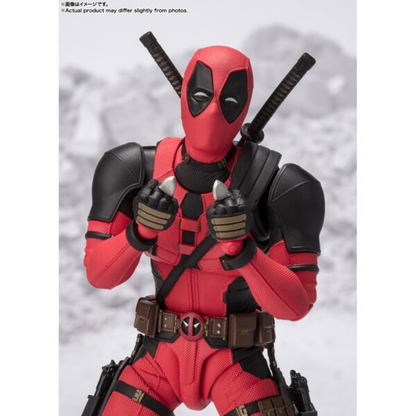 PREORDINE - Marvel S.H. Figuarts Deadpool & Wolverine Deadpool Movie Bandai Action Figure 16cm - immagine 2