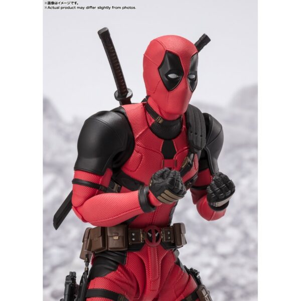 PREORDINE - Marvel S.H. Figuarts Deadpool & Wolverine Deadpool Movie Bandai Action Figure 16cm - immagine 7