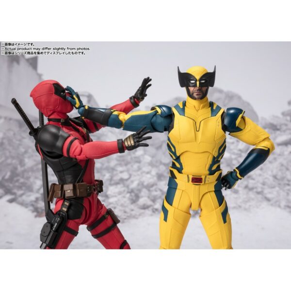PREORDINE - Marvel S.H. Figuarts Deadpool & Wolverine Deadpool Movie Bandai Action Figure 16cm - immagine 10