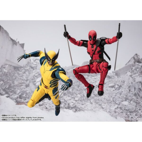 PREORDINE - Marvel S.H. Figuarts Deadpool & Wolverine Deadpool Movie Bandai Action Figure 16cm - immagine 11