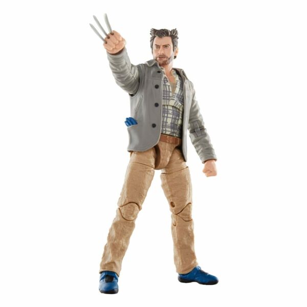 PREORDINE - Marvel Legends Deadpool & Wolverine Hugh Jackman Logan Wolverine Headpool Movie Hasbro Action Figure 16cm - immagine 6
